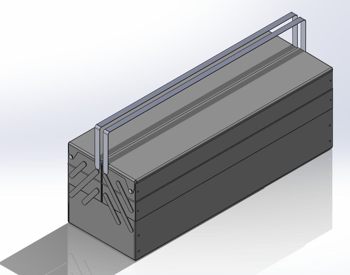 CAD render of the toolbox closed